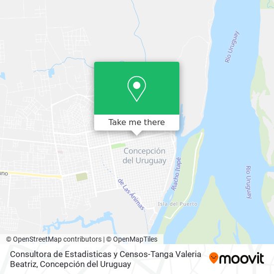 Consultora de Estadisticas y Censos-Tanga Valeria Beatriz map