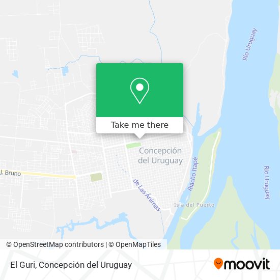 El Guri map