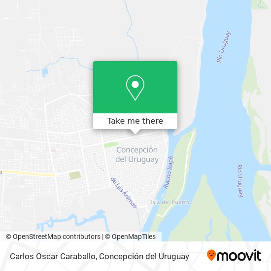 Carlos Oscar Caraballo map