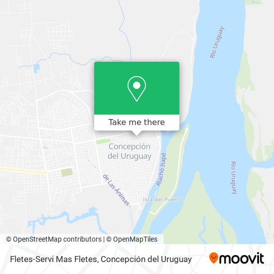 Fletes-Servi Mas Fletes map