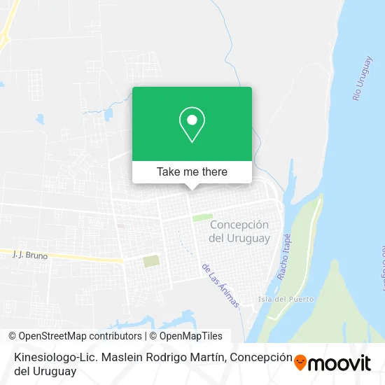 Mapa de Kinesiologo-Lic. Maslein Rodrigo Martín
