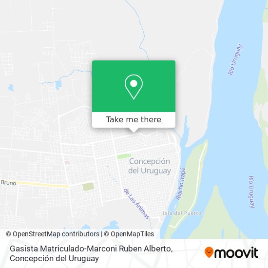 Gasista Matriculado-Marconi Ruben Alberto map