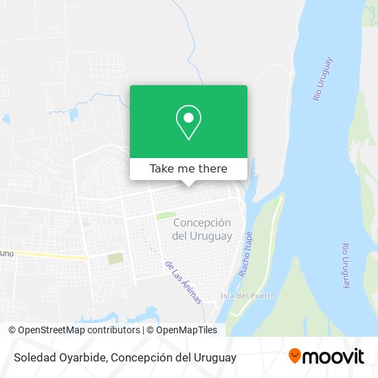 Soledad Oyarbide map