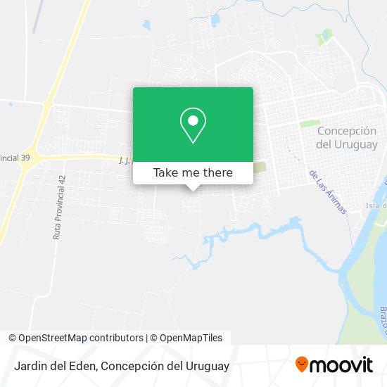 Mapa de Jardin del Eden