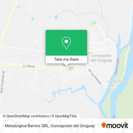 Mapa de Metalurgica Barrios SRL