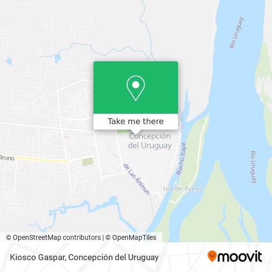 Kiosco Gaspar map