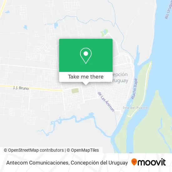 Antecom Comunicaciones map