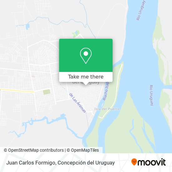 Juan Carlos Formigo map