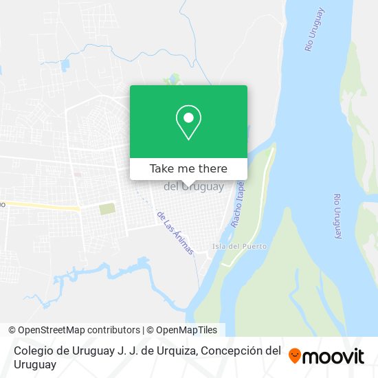 Colegio de Uruguay J. J. de Urquiza map