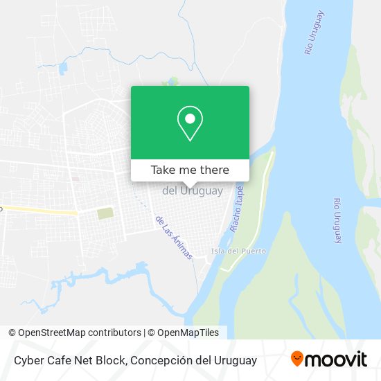 Mapa de Cyber Cafe Net Block