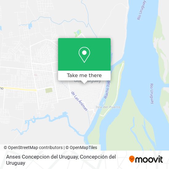 Anses Concepcion del Uruguay map