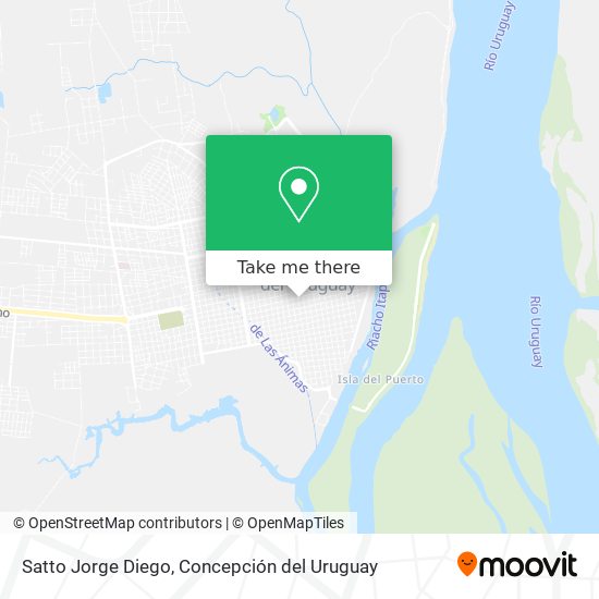 Satto Jorge Diego map