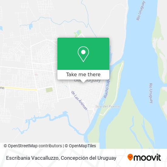 Escribania Vaccalluzzo map