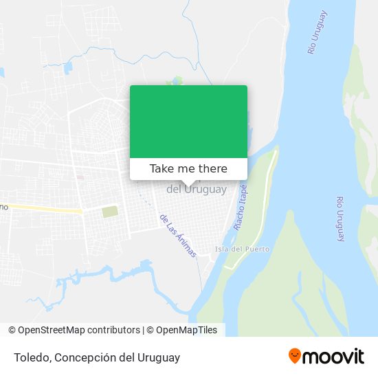 Toledo map