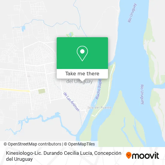 Mapa de Kinesiologo-Lic. Durando Cecilia Lucía