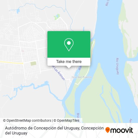 Autódromo de Concepción del Uruguay map
