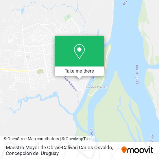 Maestro Mayor de Obras-Calivari Carlos Osvaldo map