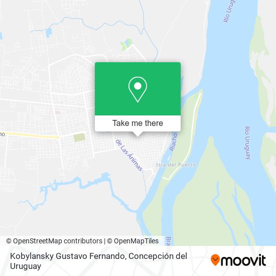 Kobylansky Gustavo Fernando map