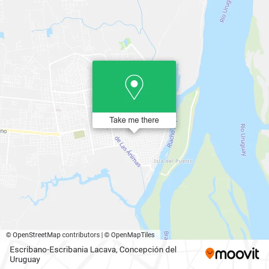 Mapa de Escribano-Escribania Lacava
