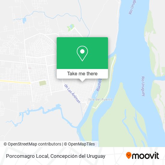 Porcomagro Local map