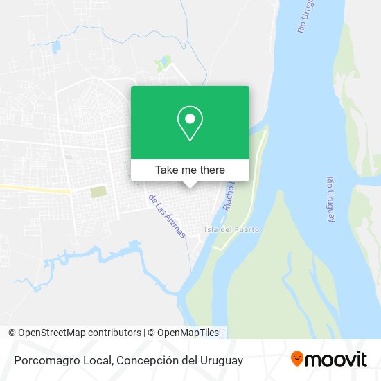 Mapa de Porcomagro Local
