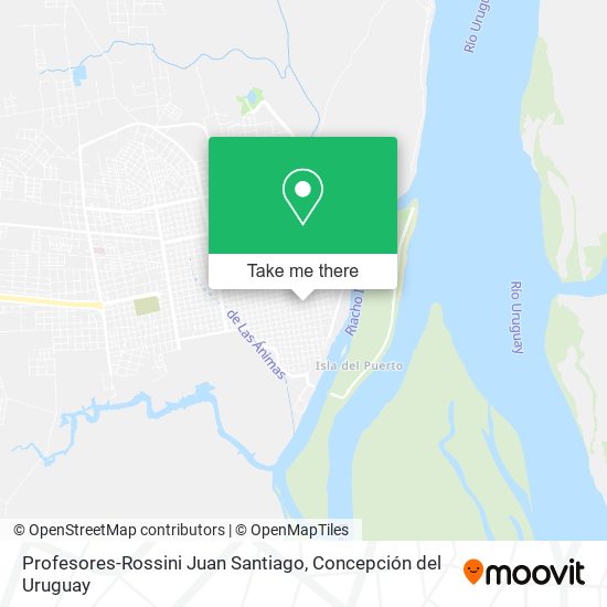 Profesores-Rossini Juan Santiago map