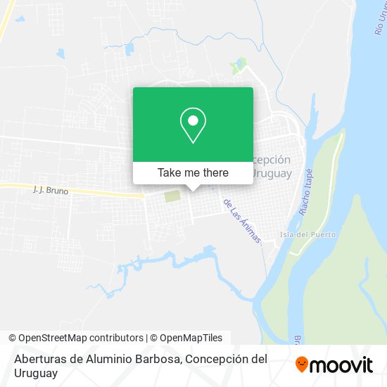Aberturas de Aluminio Barbosa map