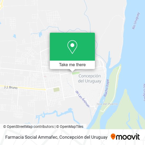 Farmacia Social Ammafec map