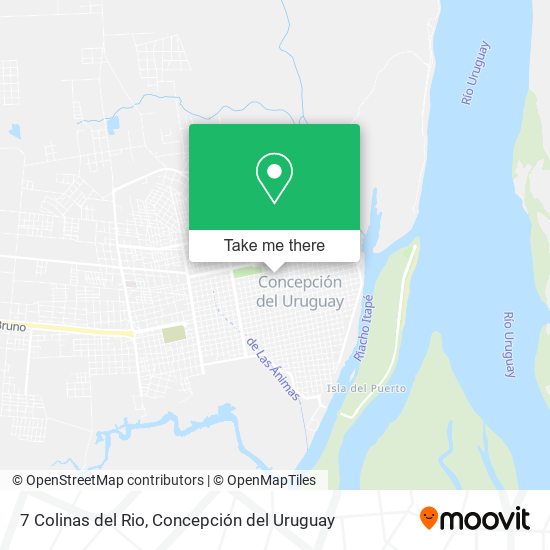 7 Colinas del Rio map