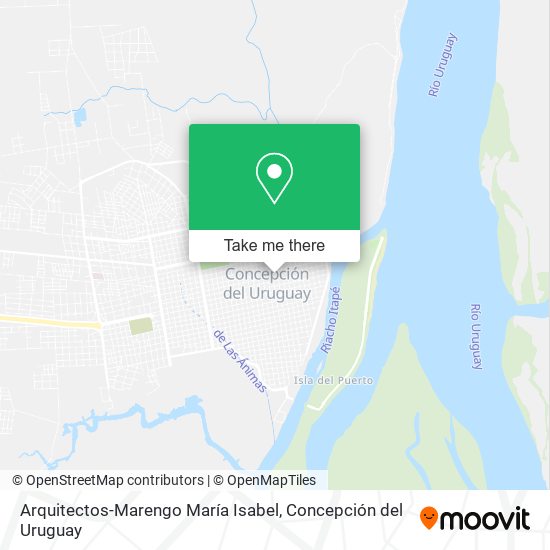 Mapa de Arquitectos-Marengo María Isabel