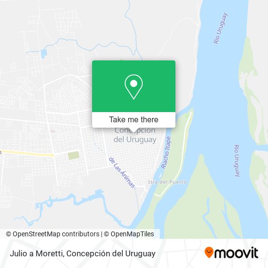 Julio a Moretti map