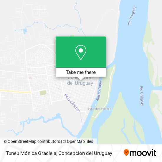 Tuneu Mónica Graciela map