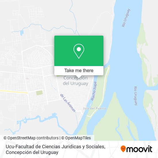 Mapa de Ucu-Facultad de Ciencias Juridicas y Sociales
