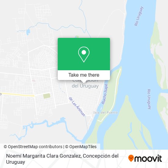 Mapa de Noemí Margarita Clara Gonzalez
