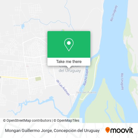 Mapa de Mongan Guillermo Jorge