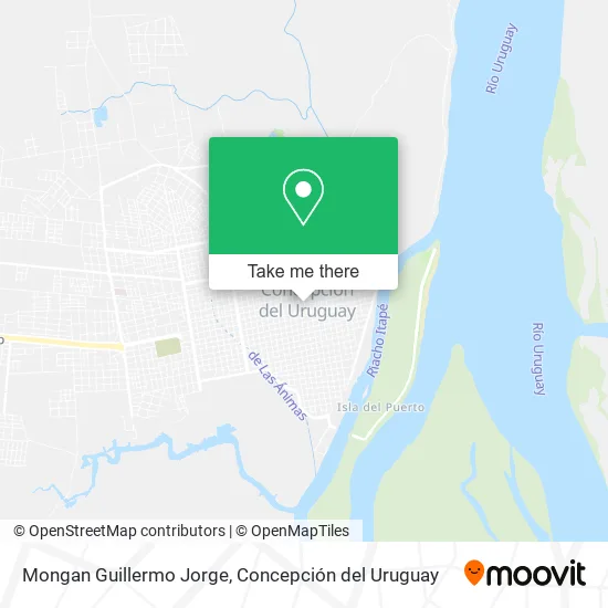 Mapa de Mongan Guillermo Jorge