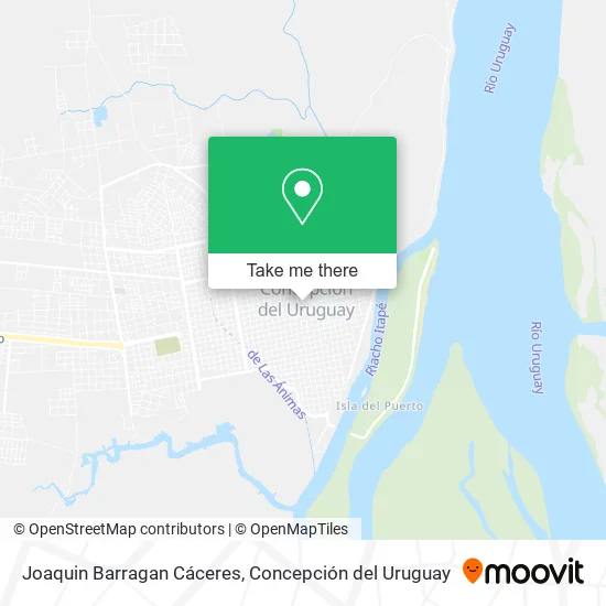 Mapa de Joaquin Barragan Cáceres