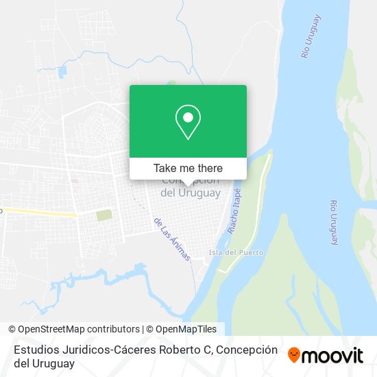 Estudios Juridicos-Cáceres Roberto C map