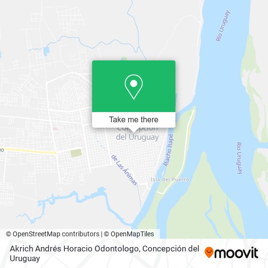Akrich Andrés Horacio Odontologo map