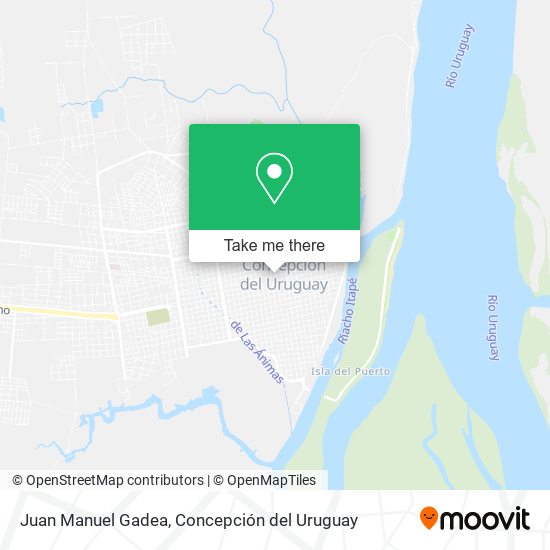 Mapa de Juan Manuel Gadea