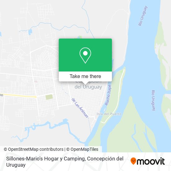 Sillones-Mario's Hogar y Camping map