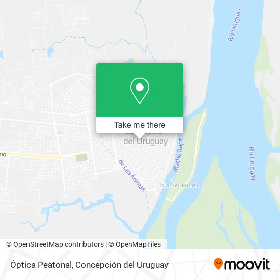 Mapa de Óptica Peatonal