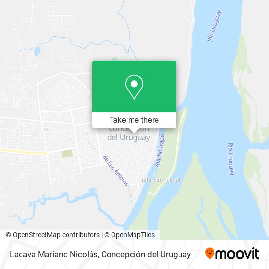 Lacava Maríano Nicolás map