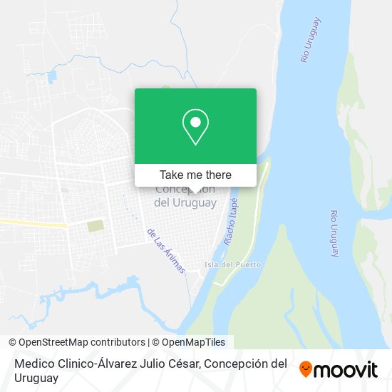 Medico Clinico-Álvarez Julio César map