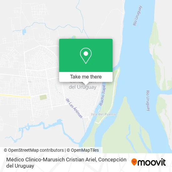 Mapa de Médico Clinico-Marusich Cristian Ariel