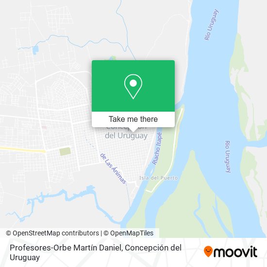 Profesores-Orbe Martín Daniel map