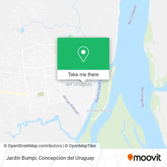 Mapa de Jardín Bumpi