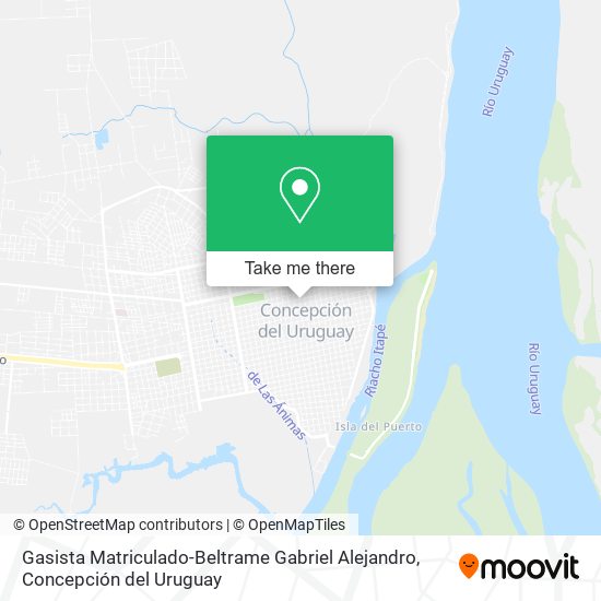 Gasista Matriculado-Beltrame Gabriel Alejandro map
