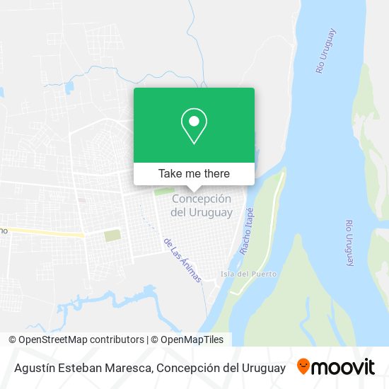 Agustín Esteban Maresca map