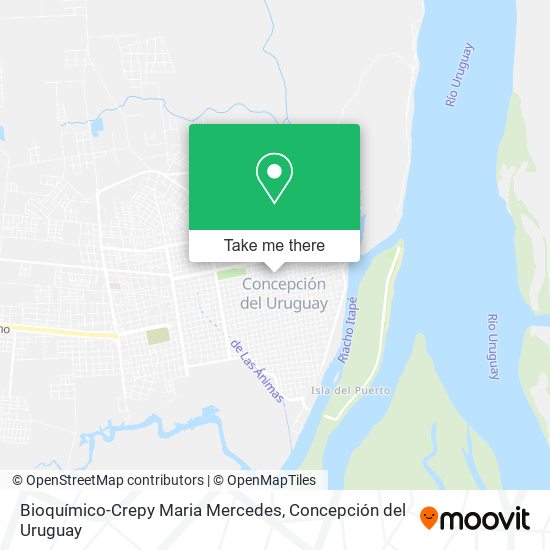 Bioquímico-Crepy Maria Mercedes map